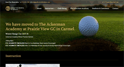 Desktop Screenshot of golfschoolofindiana.com